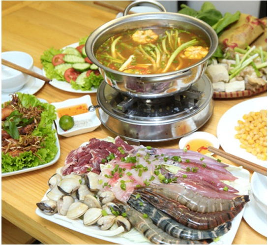Lẩu nướng ngon tại Đống Đa