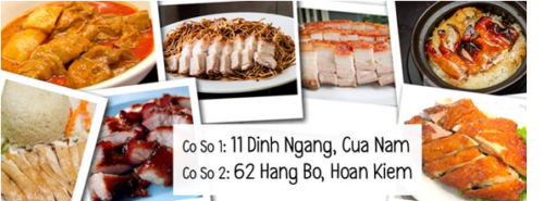 Cơm gà Singapore Hà Nội